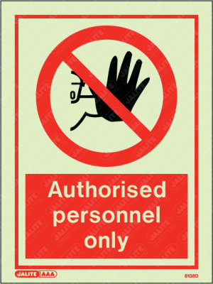 Authorised Personnel Only